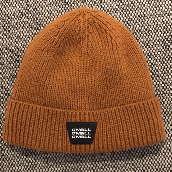 O'Neill Accessories - 3/$30 O’NEILL Fleece-lined Knit Toque Copper Brown Winter Hat Rust Orange Beanie
